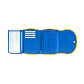 Chennai N1416 blau/curry Limited Edition mit Ueberschlag